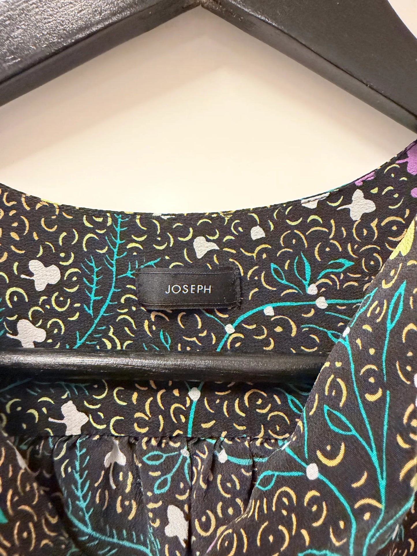 Joseph Lionel Trellis Floral-sidenblus