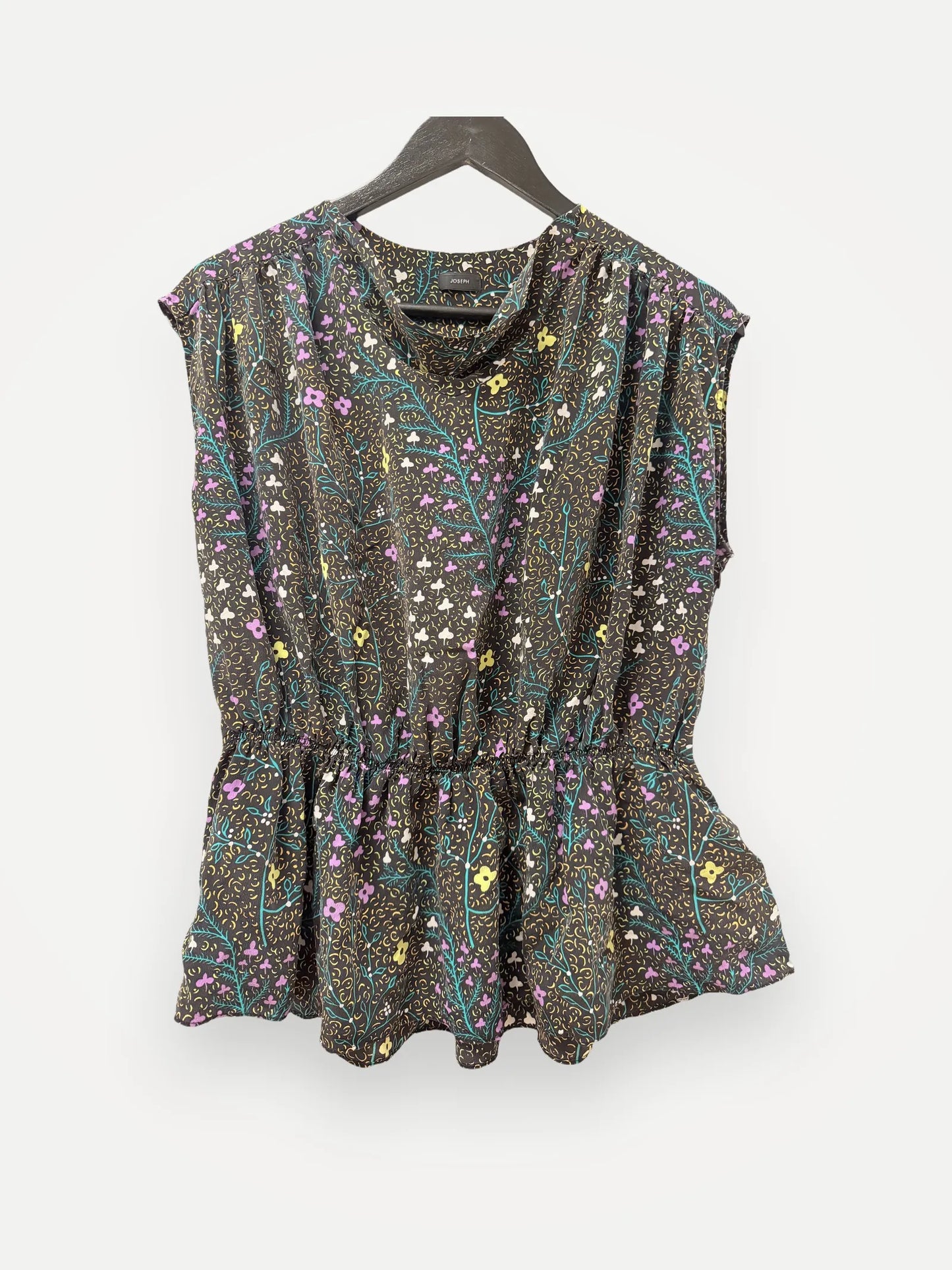 Joseph Lionel Trellis Floral-sidenblus