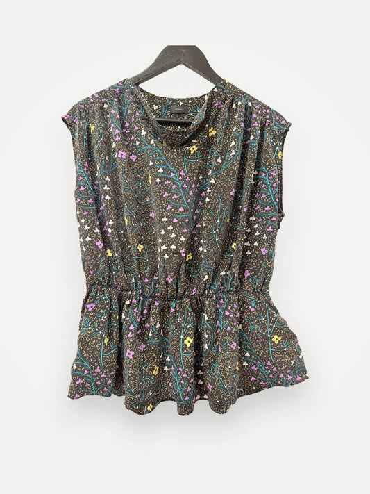 Joseph Lionel Trellis Floral-sidenblus