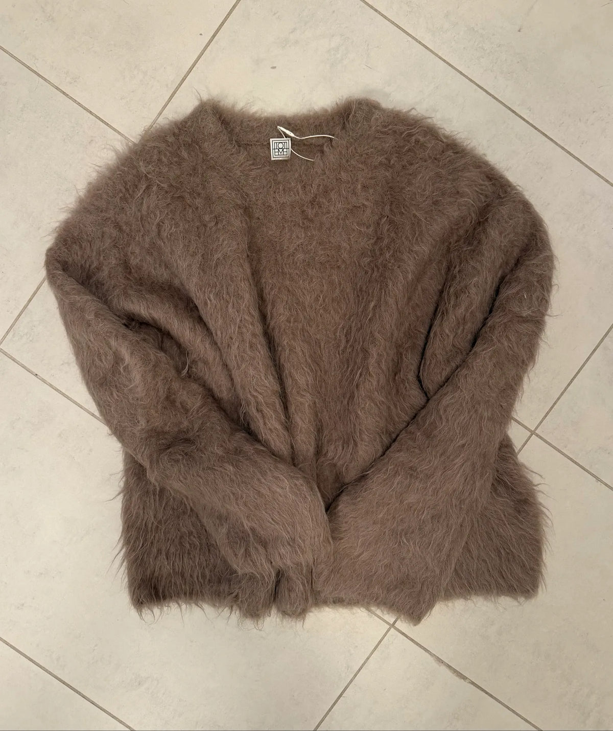 Toteme Boxy Alpaca Knit Sweater