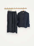 A Part Of The Art Vacant And Bold (soft Wool Black Check)-set