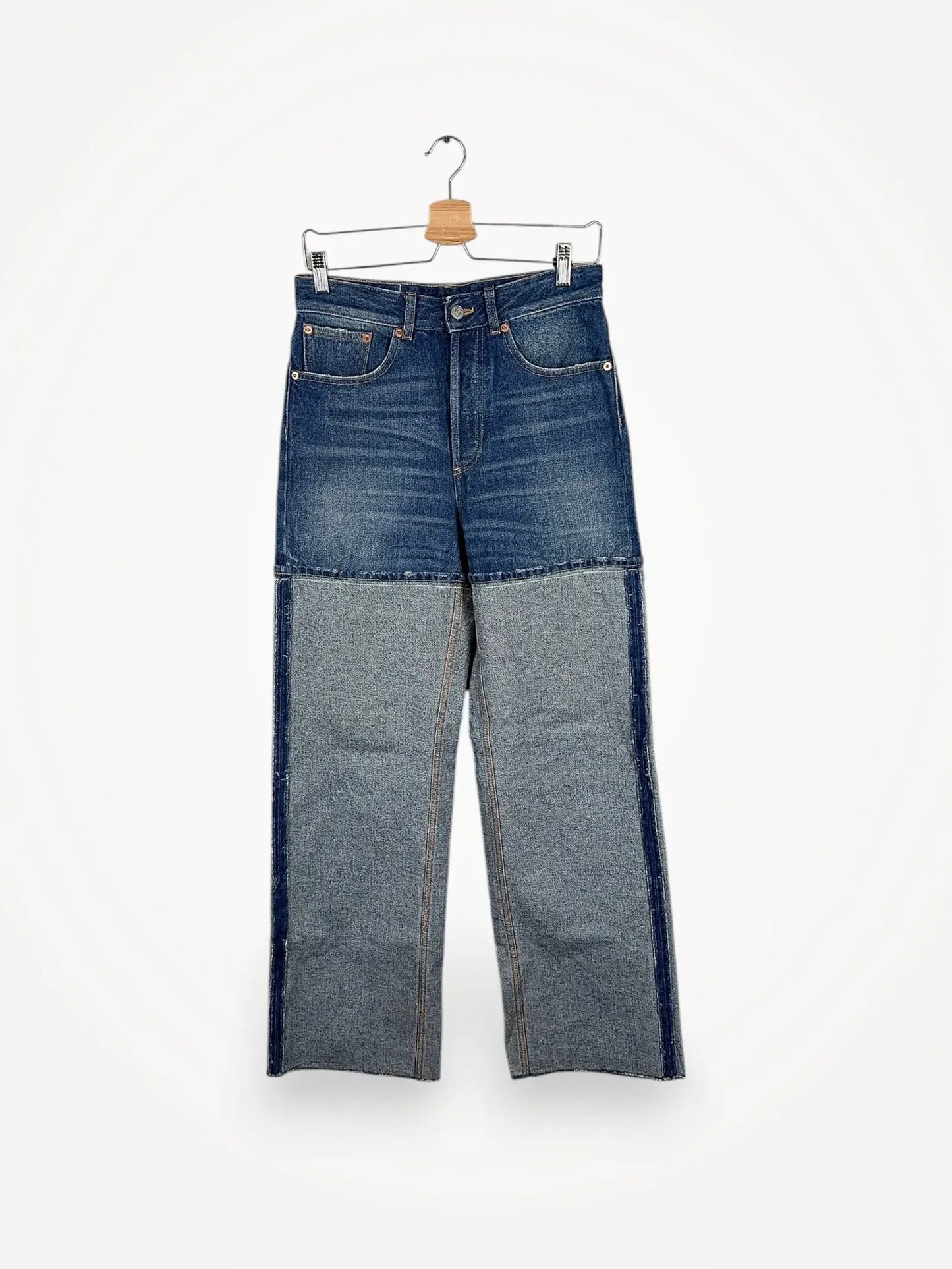 Mm6 Maison Margiela Distressed 5 Pocket Pants-jeans
