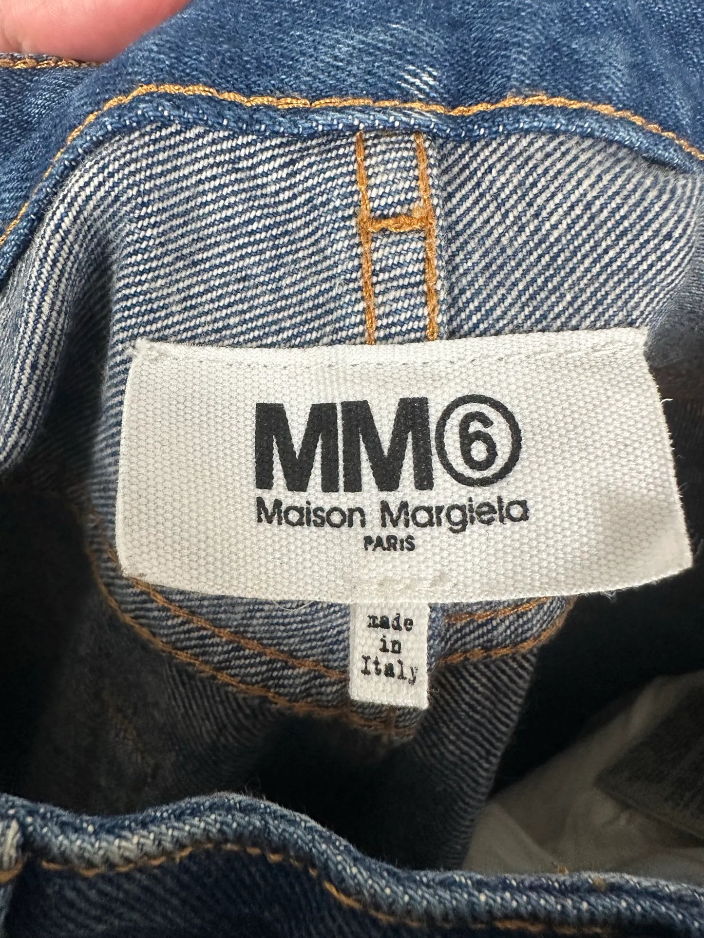 Mm6 Maison Margiela Distressed 5 Pocket Pants-jeans