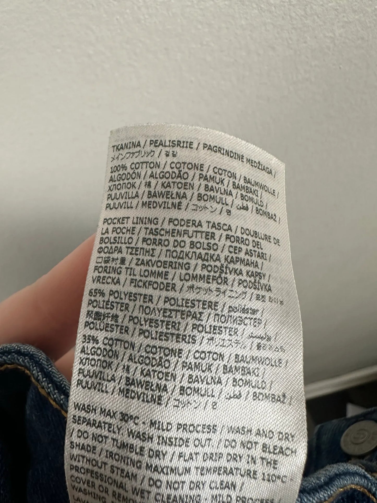 Mm6 Maison Margiela Distressed 5 Pocket Pants-jeans