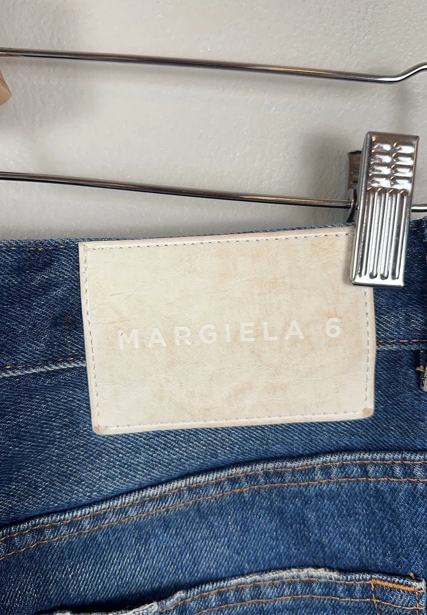 Mm6 Maison Margiela Distressed 5 Pocket Pants-jeans