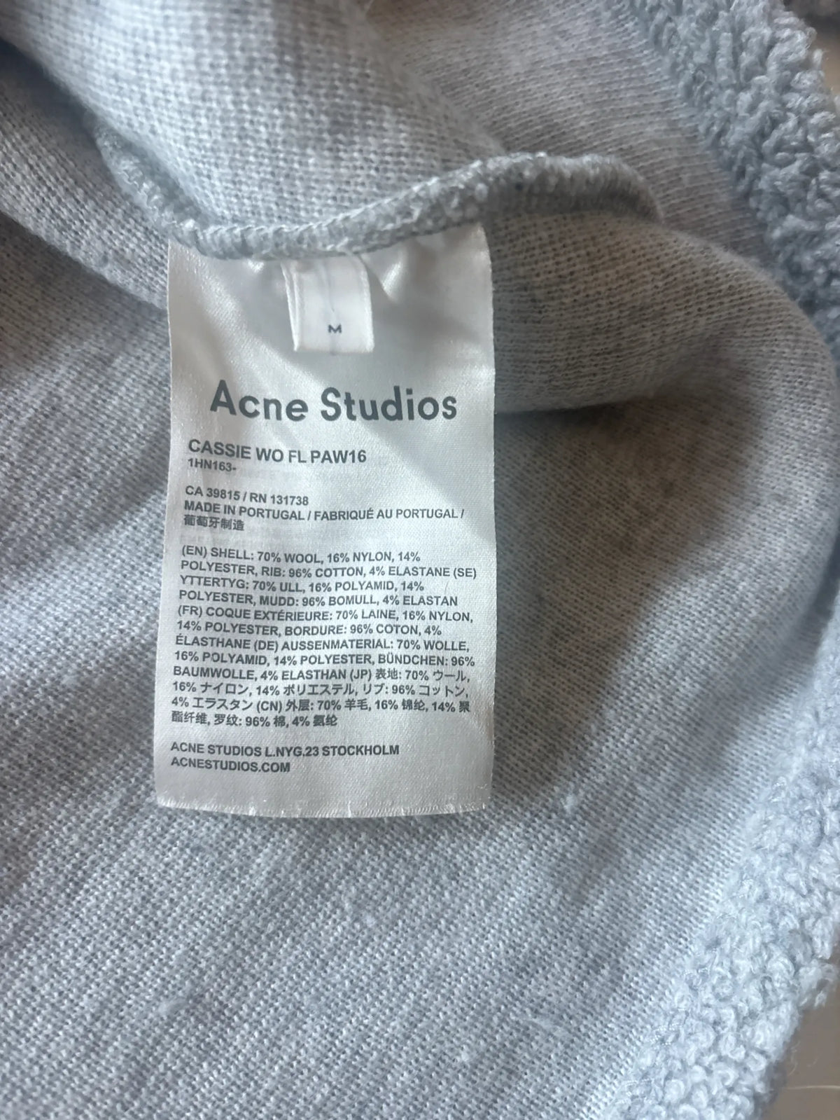 Acne Studios Cassie Wo Fl Sweater