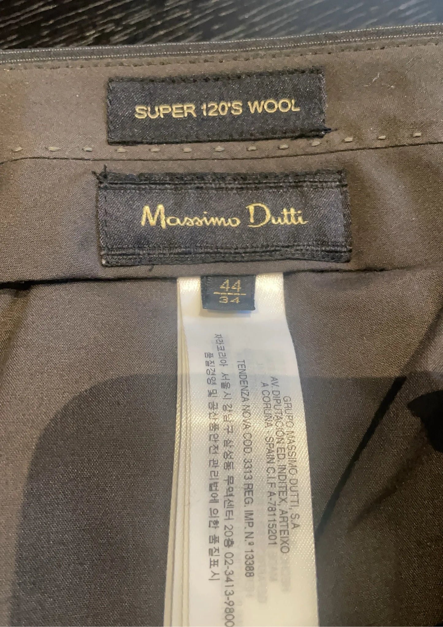 Massimo Dutti-ullkostym