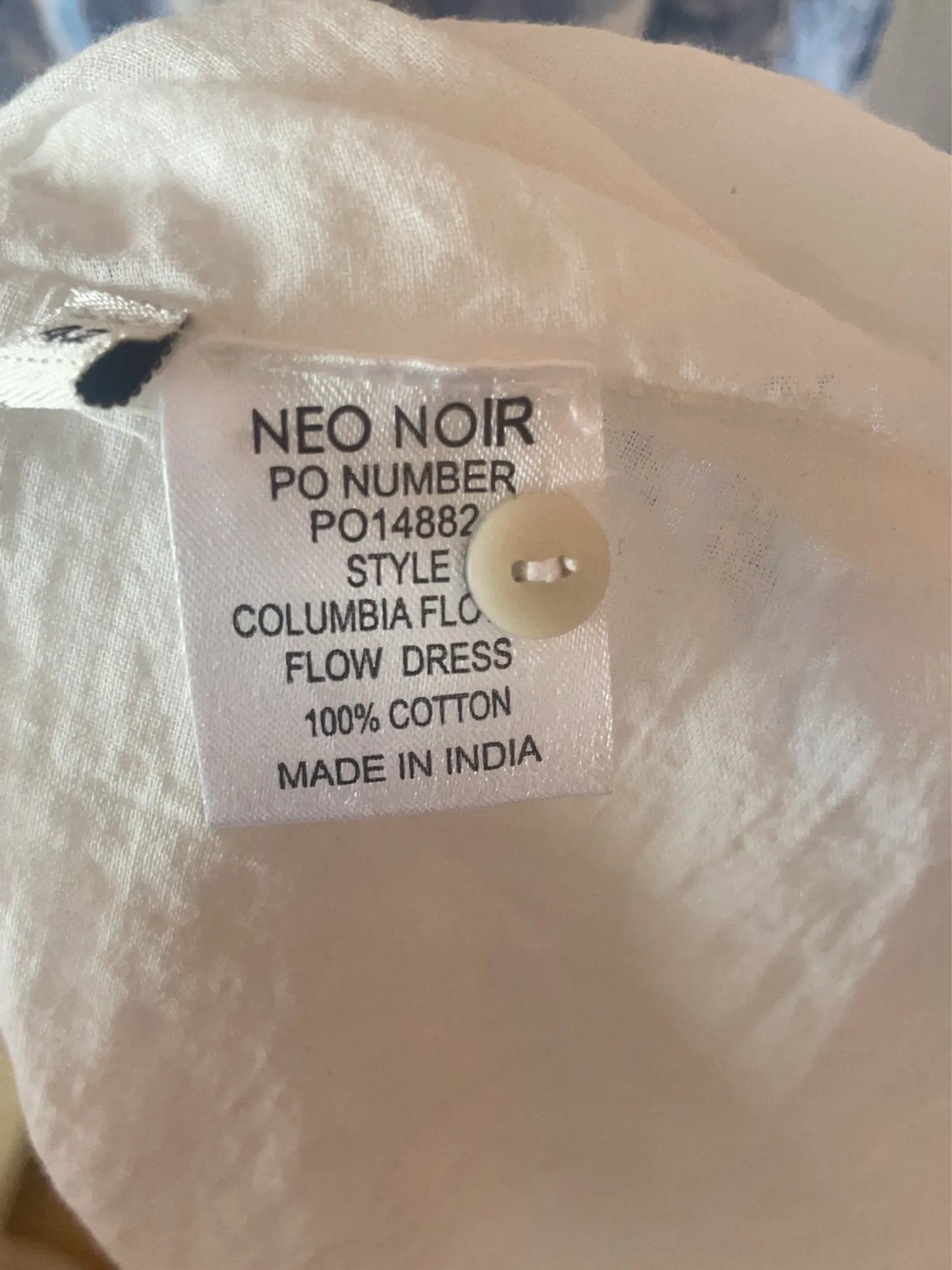 Neo Noir Columbia Flower Flow Dress