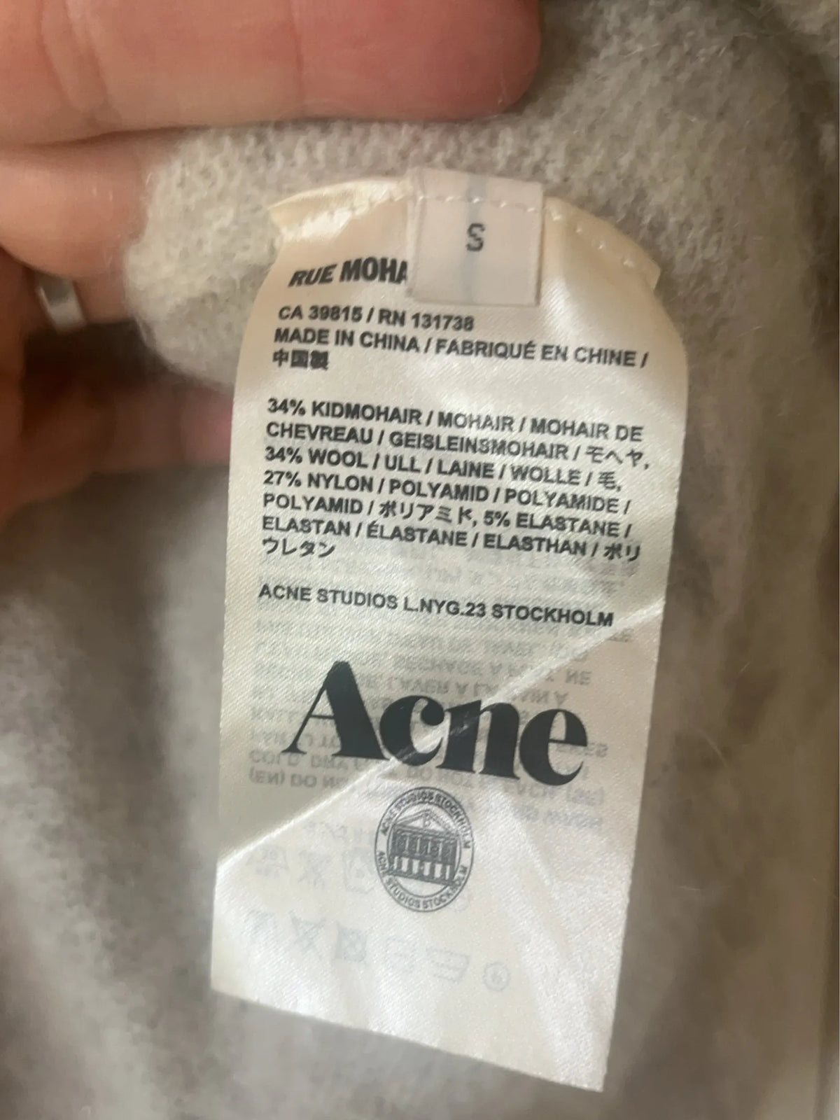 Acne Studios Rue Mohair-tröja