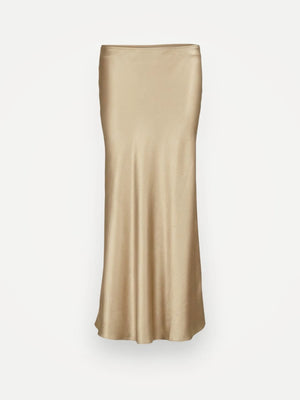 Aurora Carin Satin In Champagne-kjol