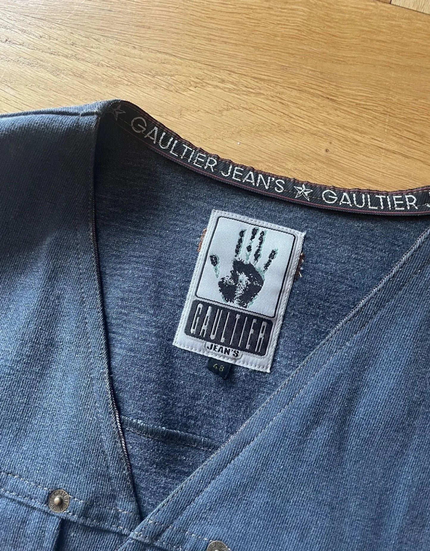 Jean Paul Gaultier Denim-väst