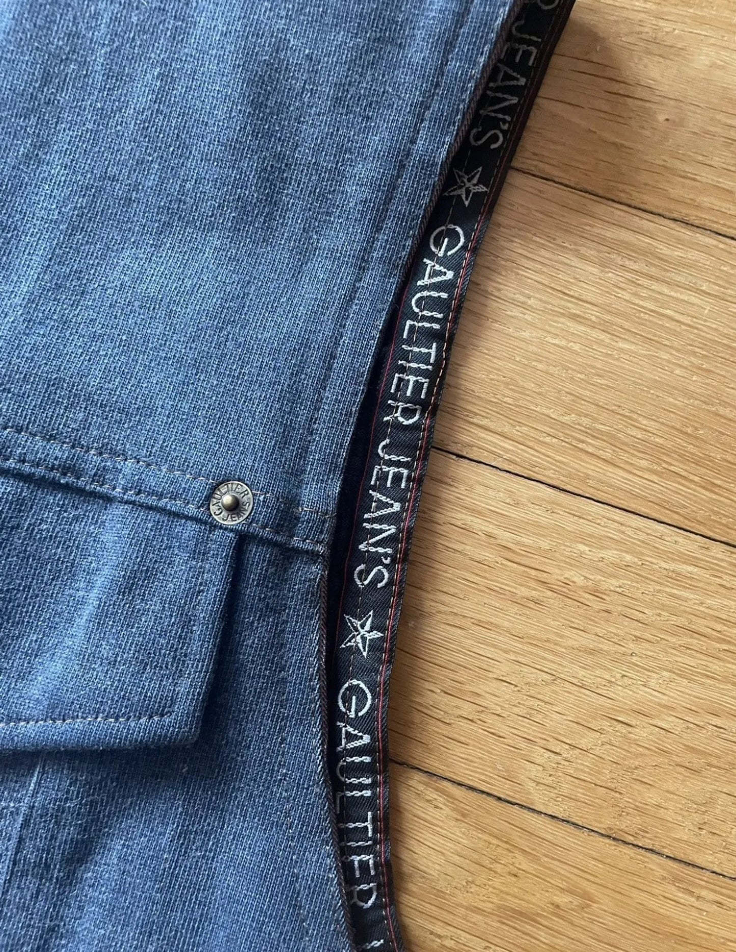 Jean Paul Gaultier Denim-väst