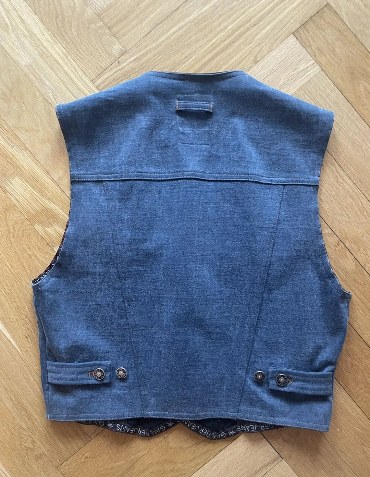 Jean Paul Gaultier Denim-väst