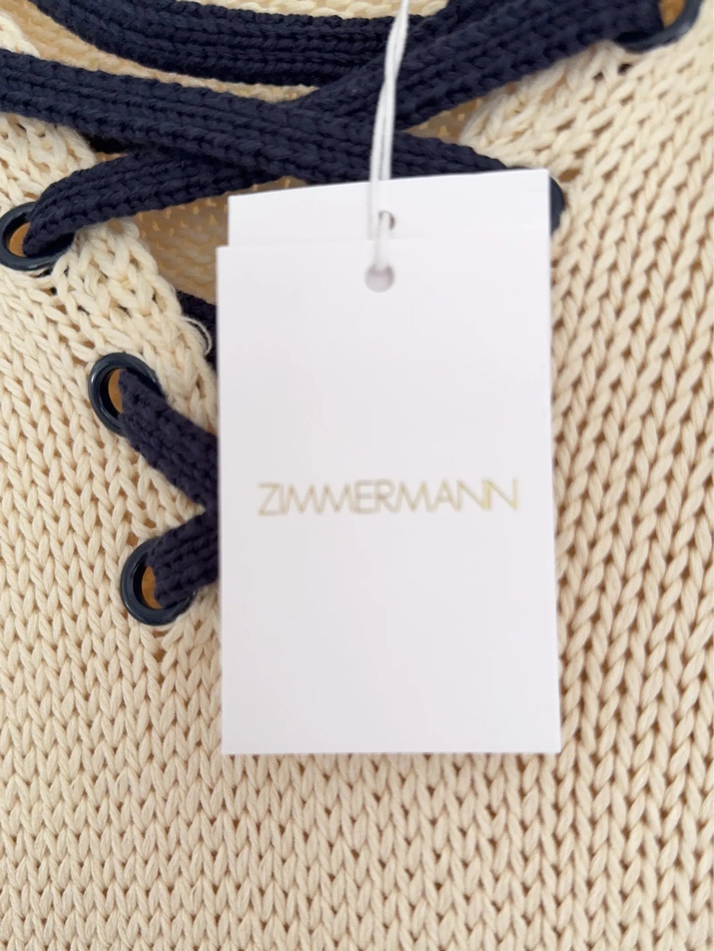 Zimmermann High Tide Lace Up Long-klänning NWT