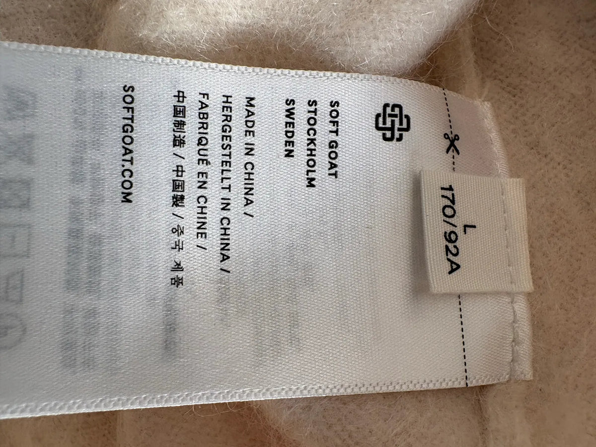 Soft Goat Borstad Cashmere Sweater