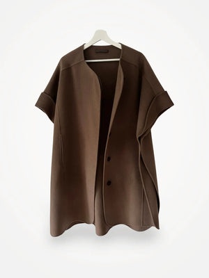 Filippa K Susanne Double Cape-ulljacka NWOT