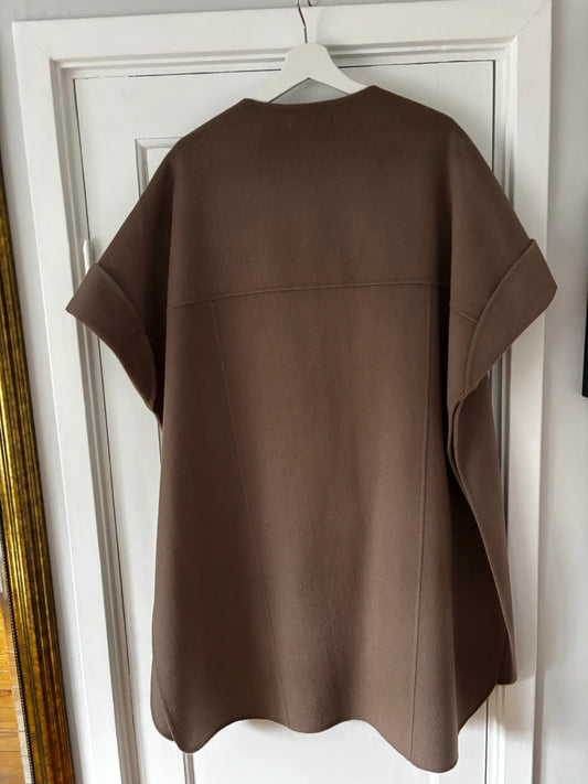 Filippa K Susanne Double Cape-ulljacka NWOT