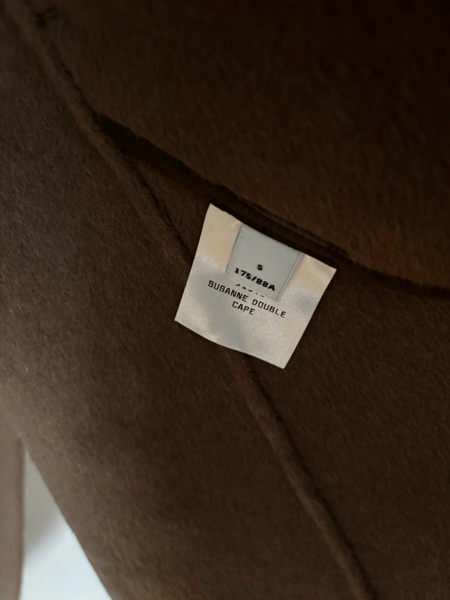 Filippa K Susanne Double Cape-ulljacka NWOT