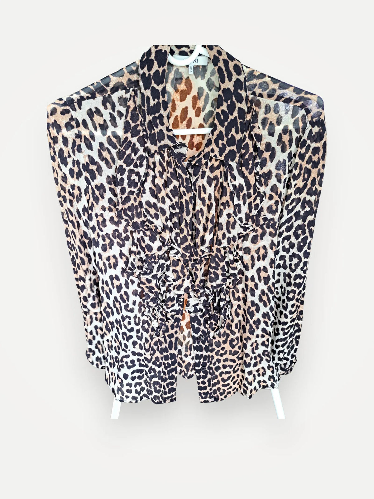 Ganni Mullin Georgette-blus