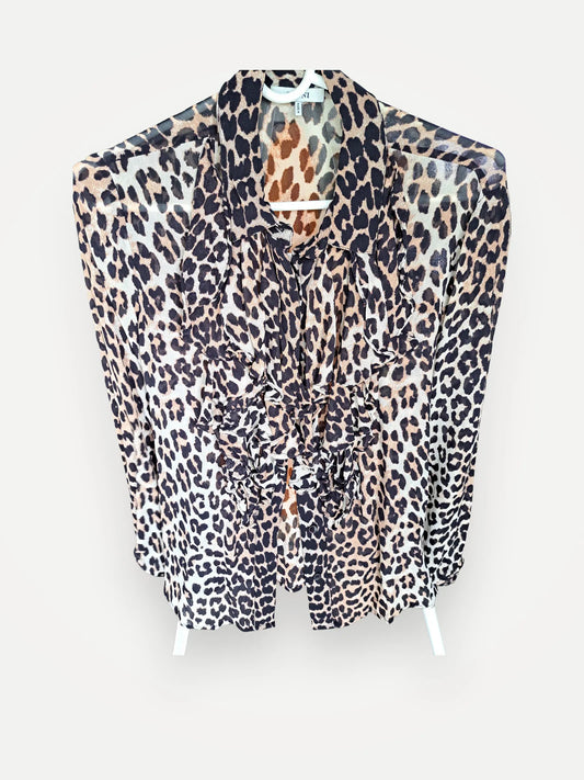 Ganni Mullin Georgette-blus