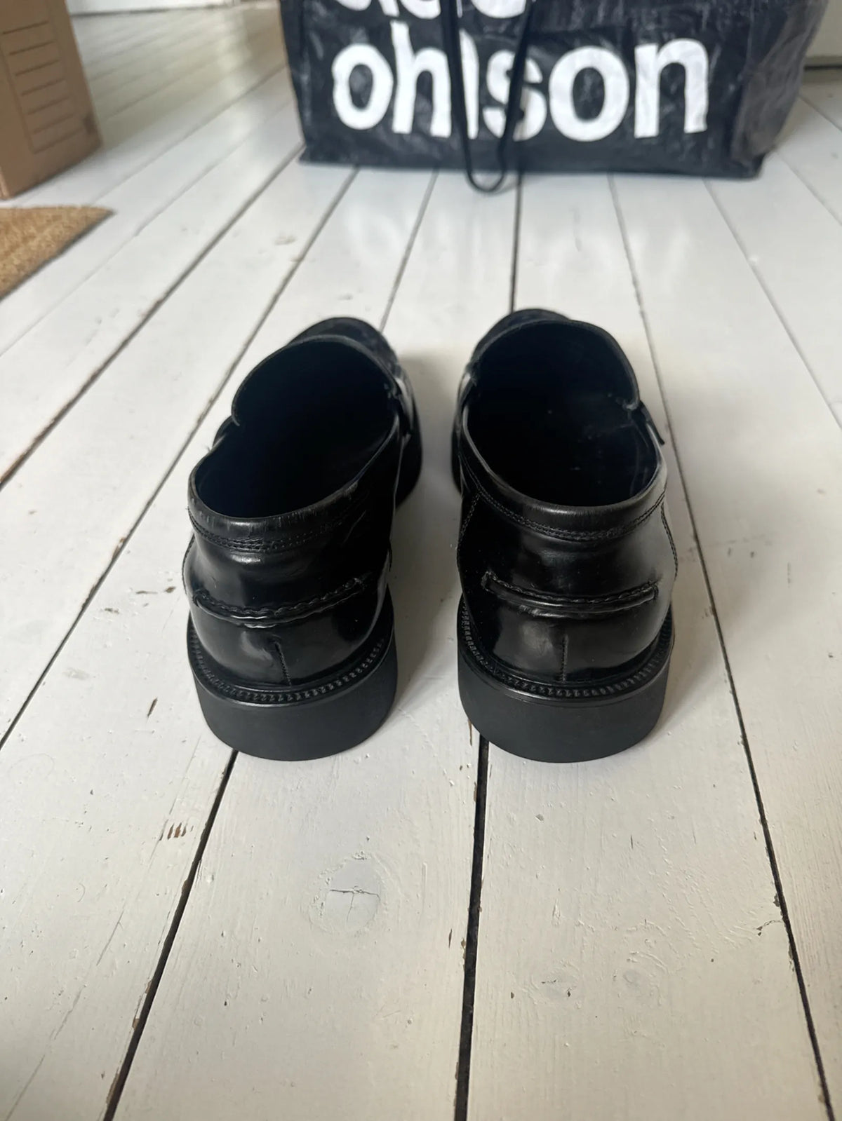 Vagabond-skinnloafers