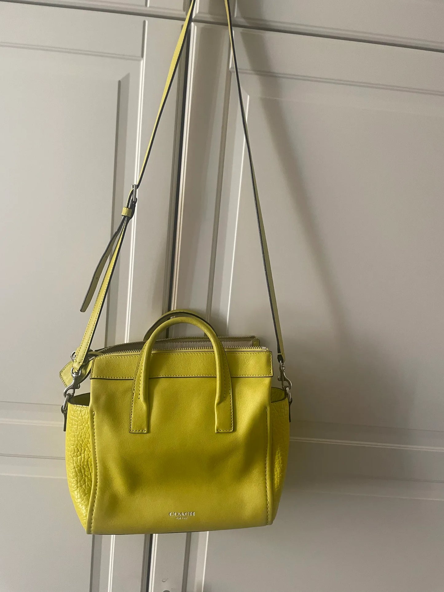 Coach Bleecker Mini Riley Lime Shoulder bag