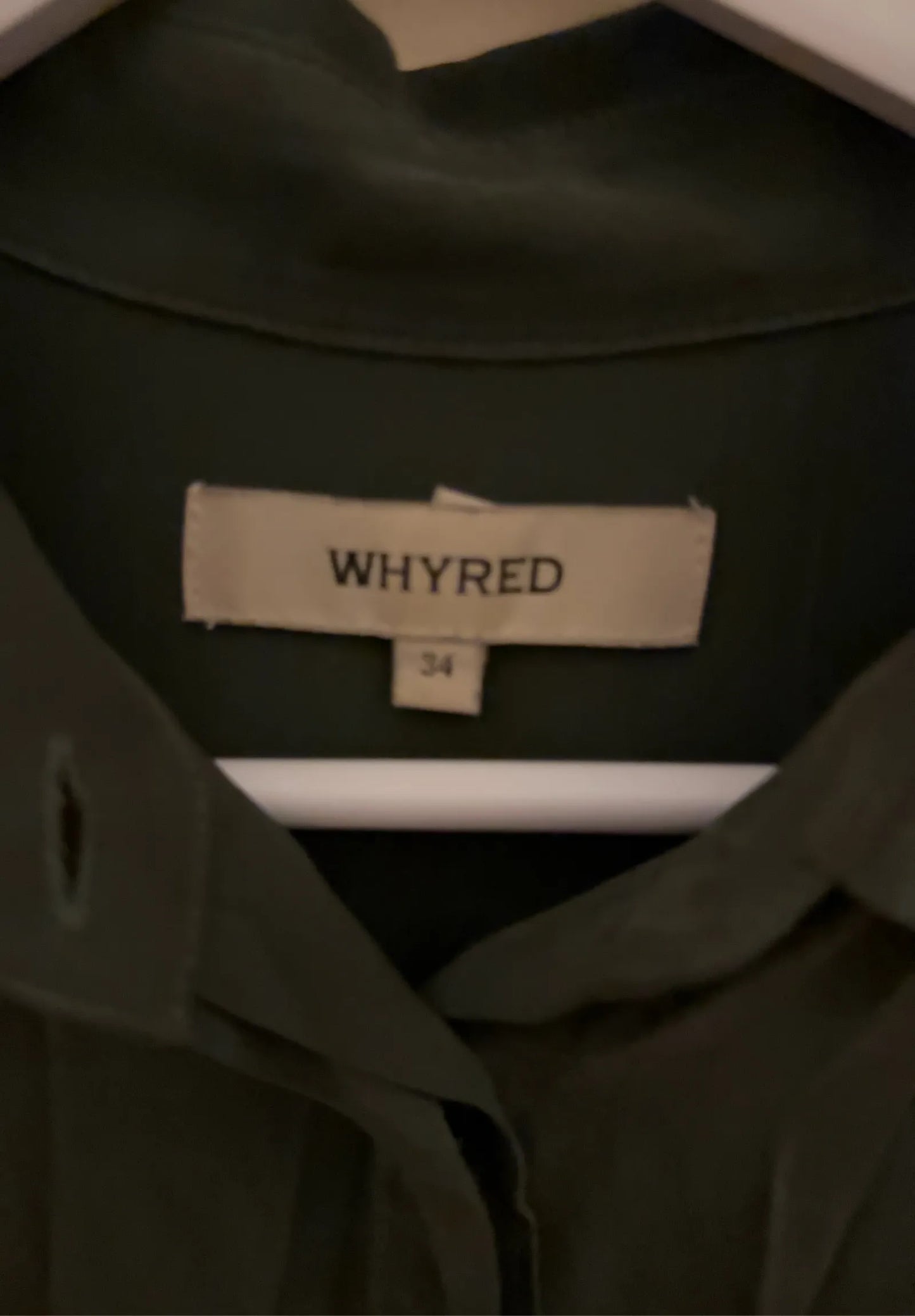 Whyred-sidenskjorta