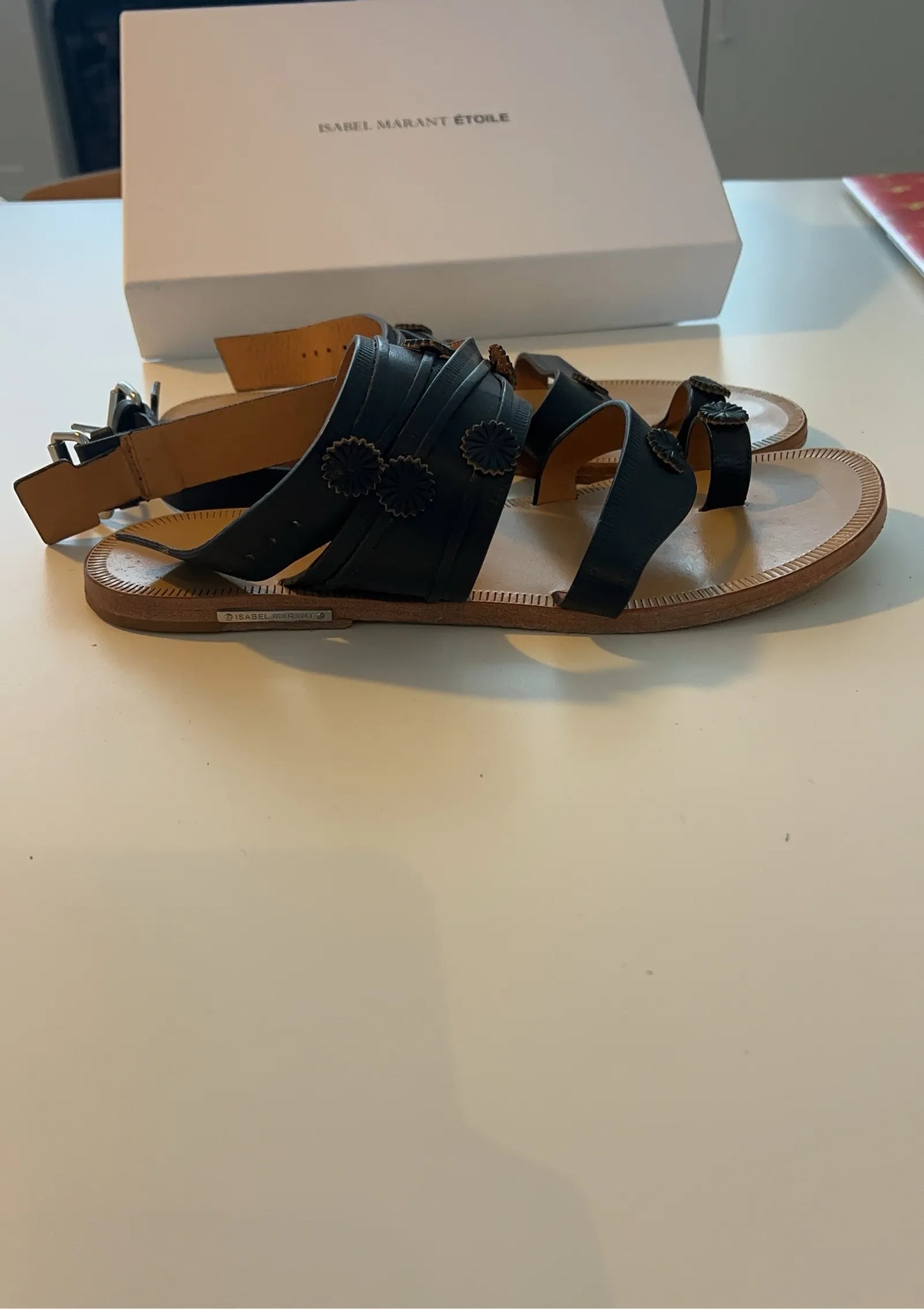 Isabel Marant Gladiatorskinnsandaler-sandaler