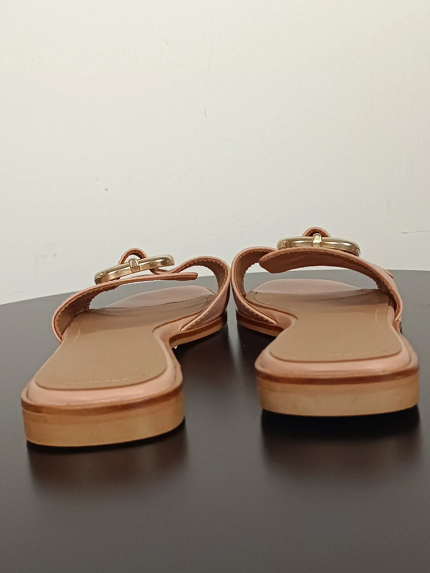 Flattered Mimi Pink-skinnsandaler