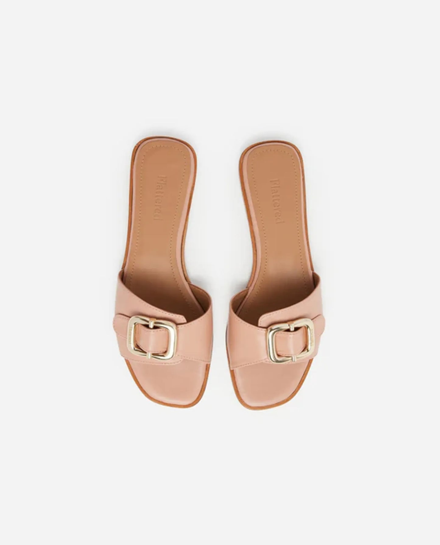 Flattered Mimi Pink-skinnsandaler