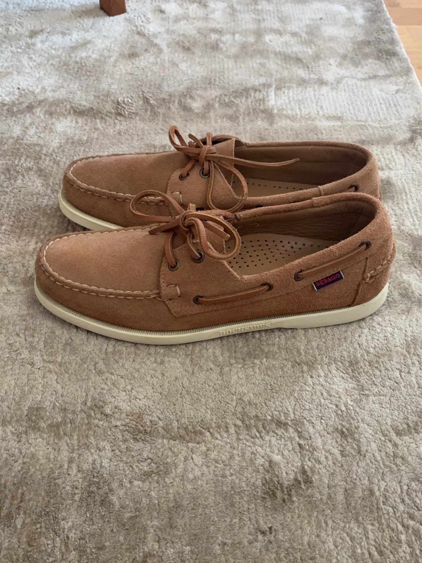 Sebago Dockland/portland Suede-skinnloafers