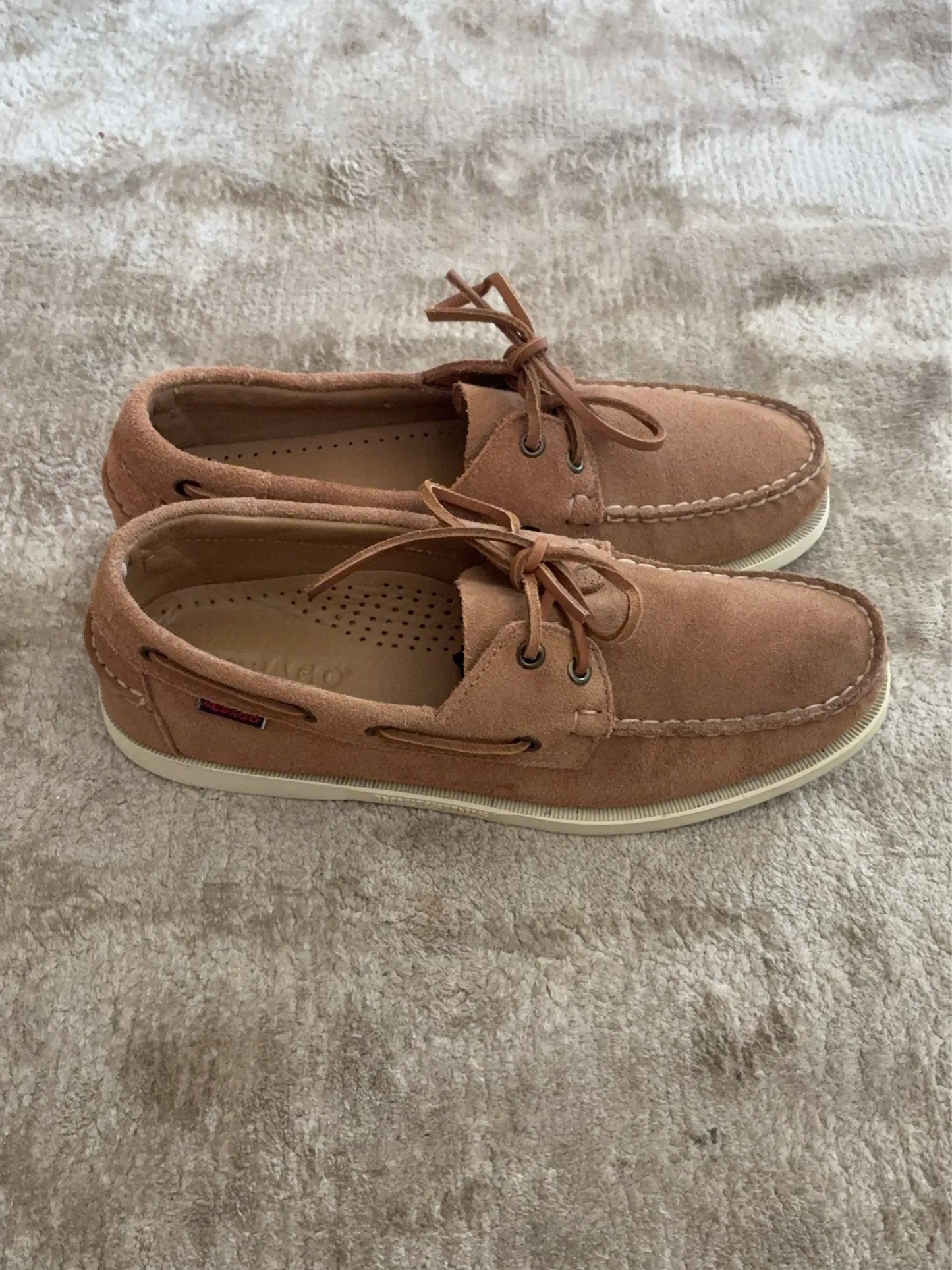 Sebago Dockland/portland Suede-skinnloafers