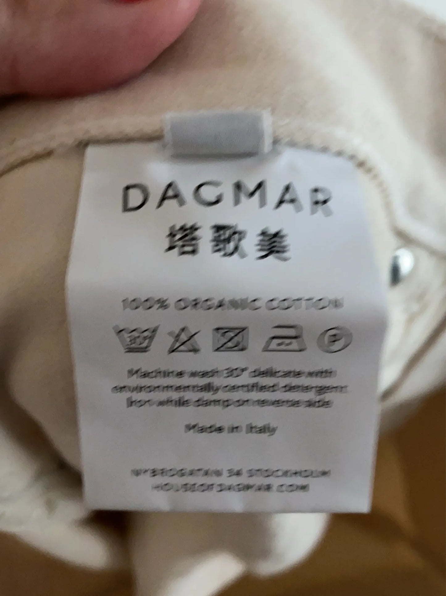 Dagmar Straight Leg Denim-jeans NWT
