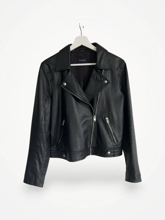 SELECTED-skinnjacka NWOT