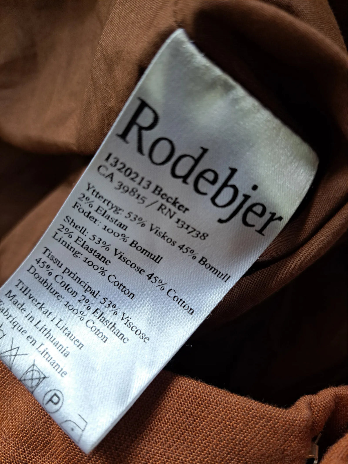 Rodebjer Becker-byxor