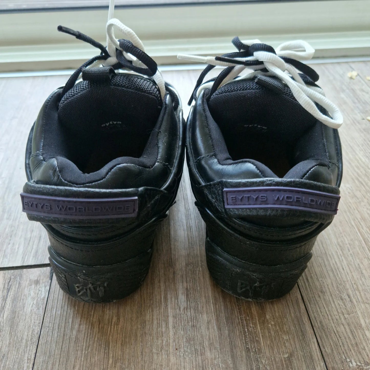 Eytys Harmony Leather Black-skinnsneakers