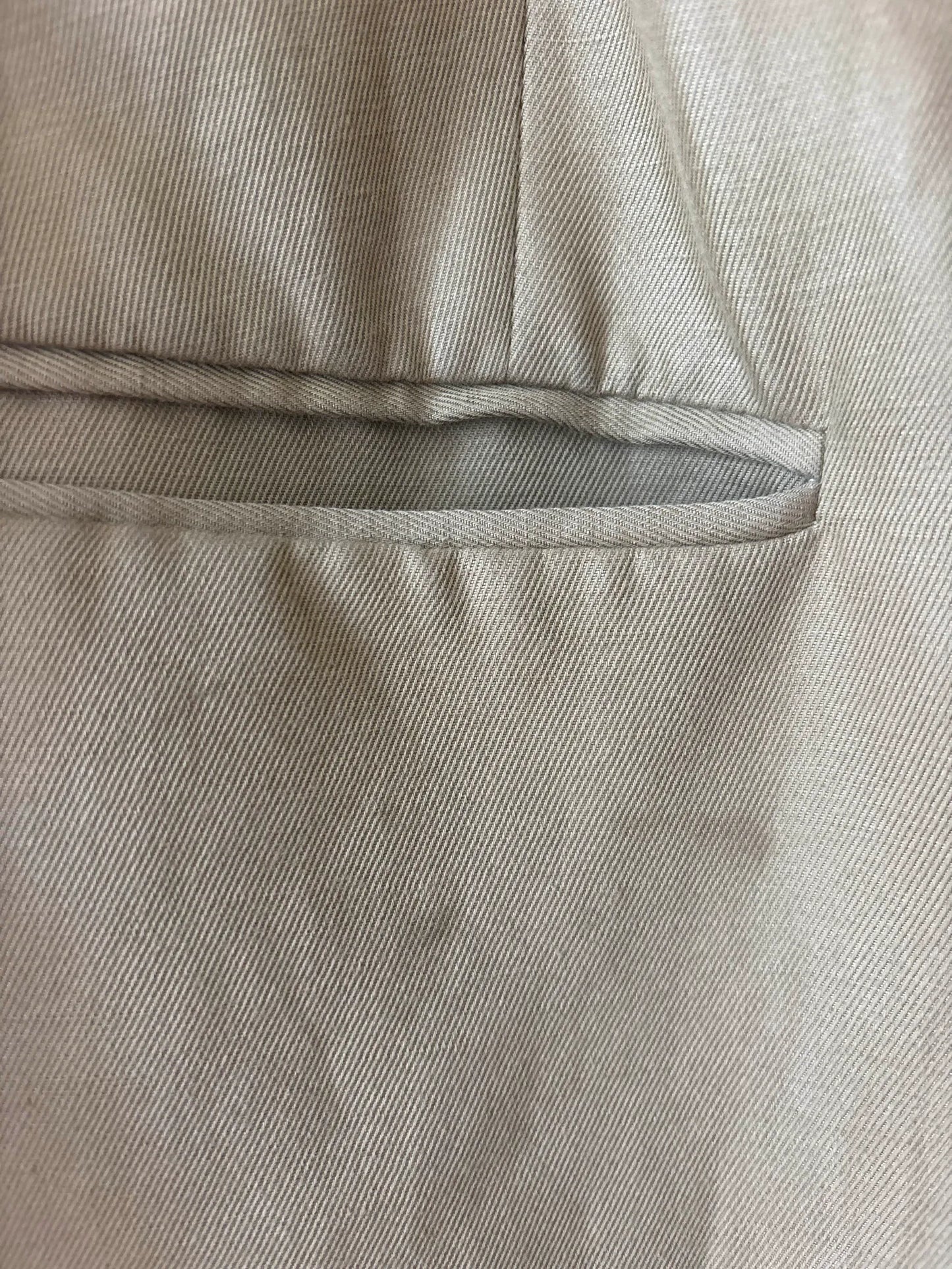 Dagmar Double Breasted Linen-linnekappa