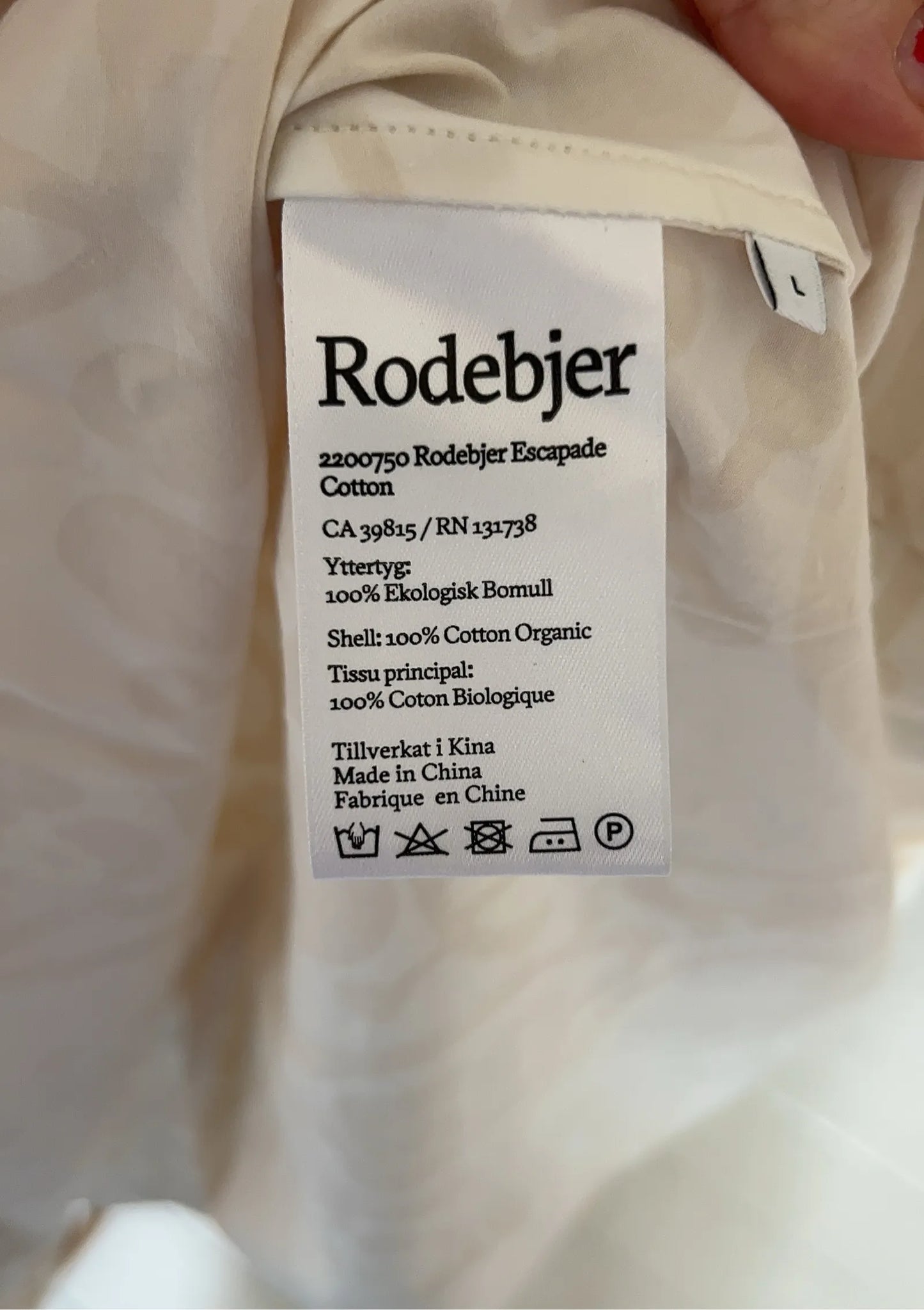 Rodebjer Escapade Cotton-klänning NWT