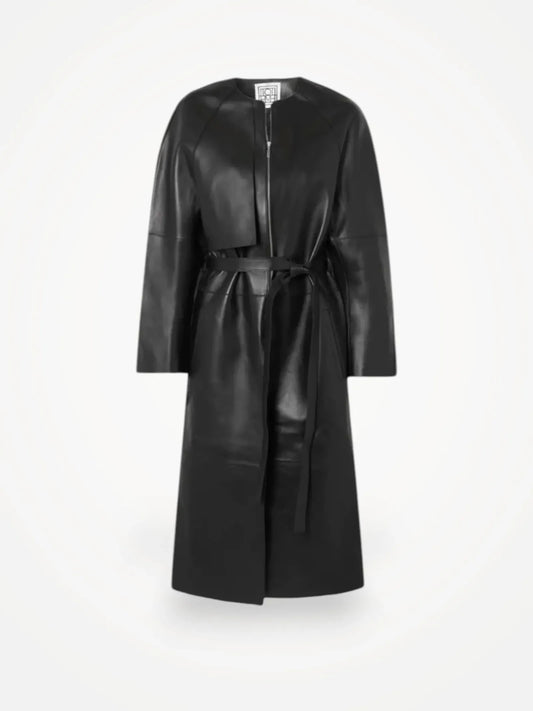 Toteme Leather Trench-skinnkappa