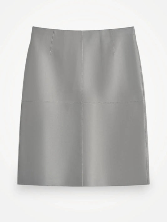 Toteme Paneled Leather Skirt