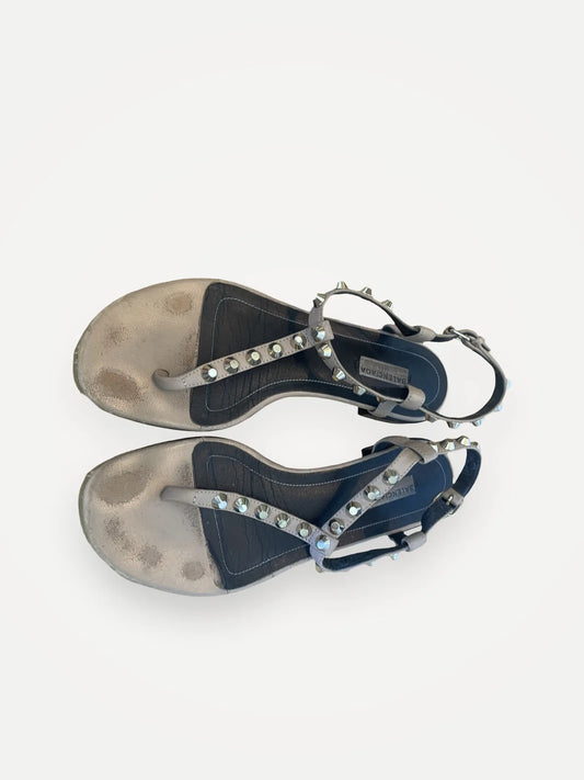 Balenciaga-skinnsandaler