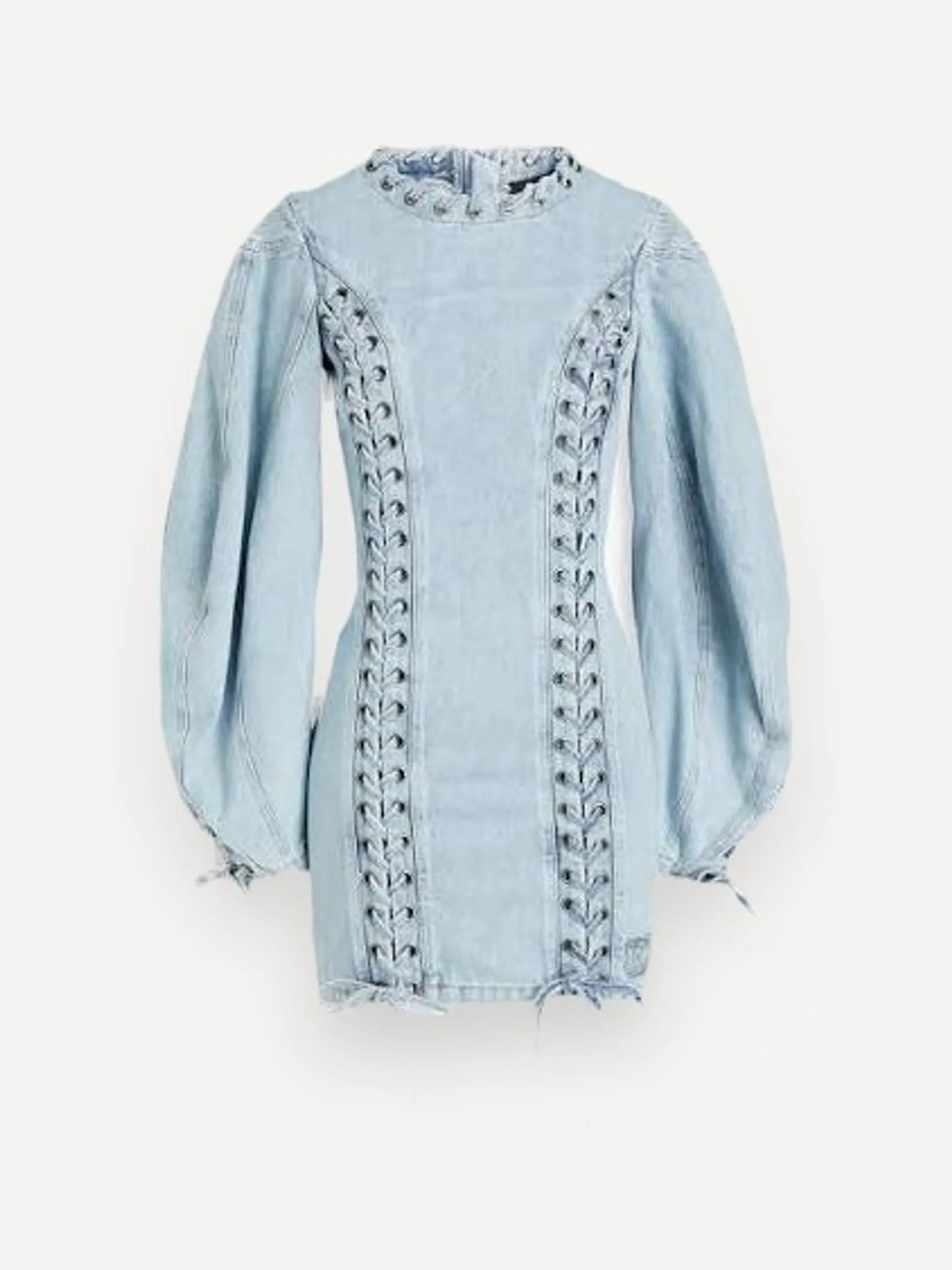 Rotate Cotton Laced Mini-klänning NWT