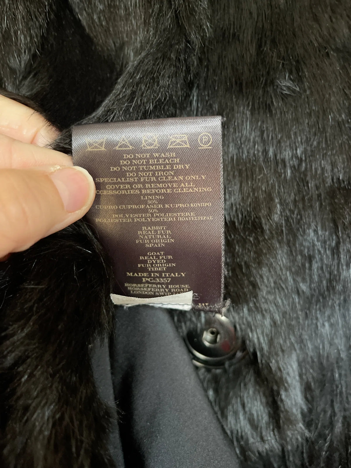 Burberry Fur jacket
