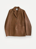 Toteme Clean Leather-skinnjacka