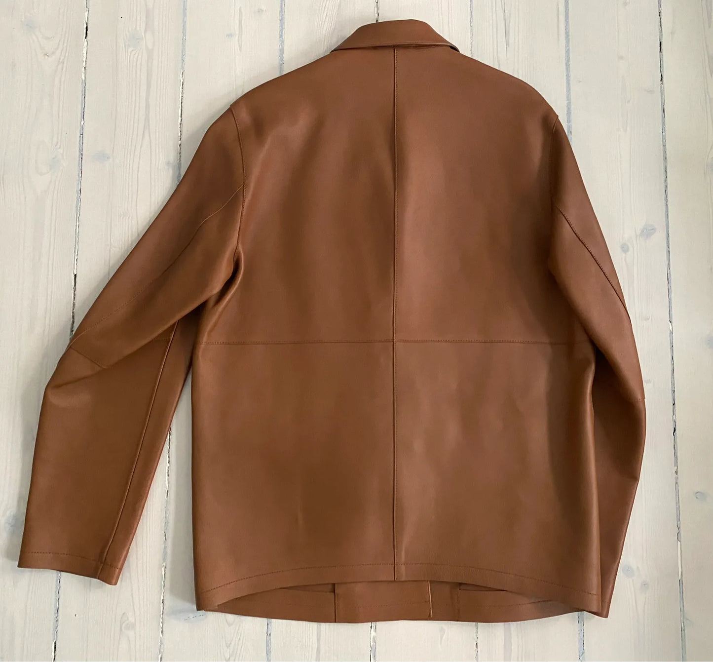 Toteme Clean Leather-skinnjacka
