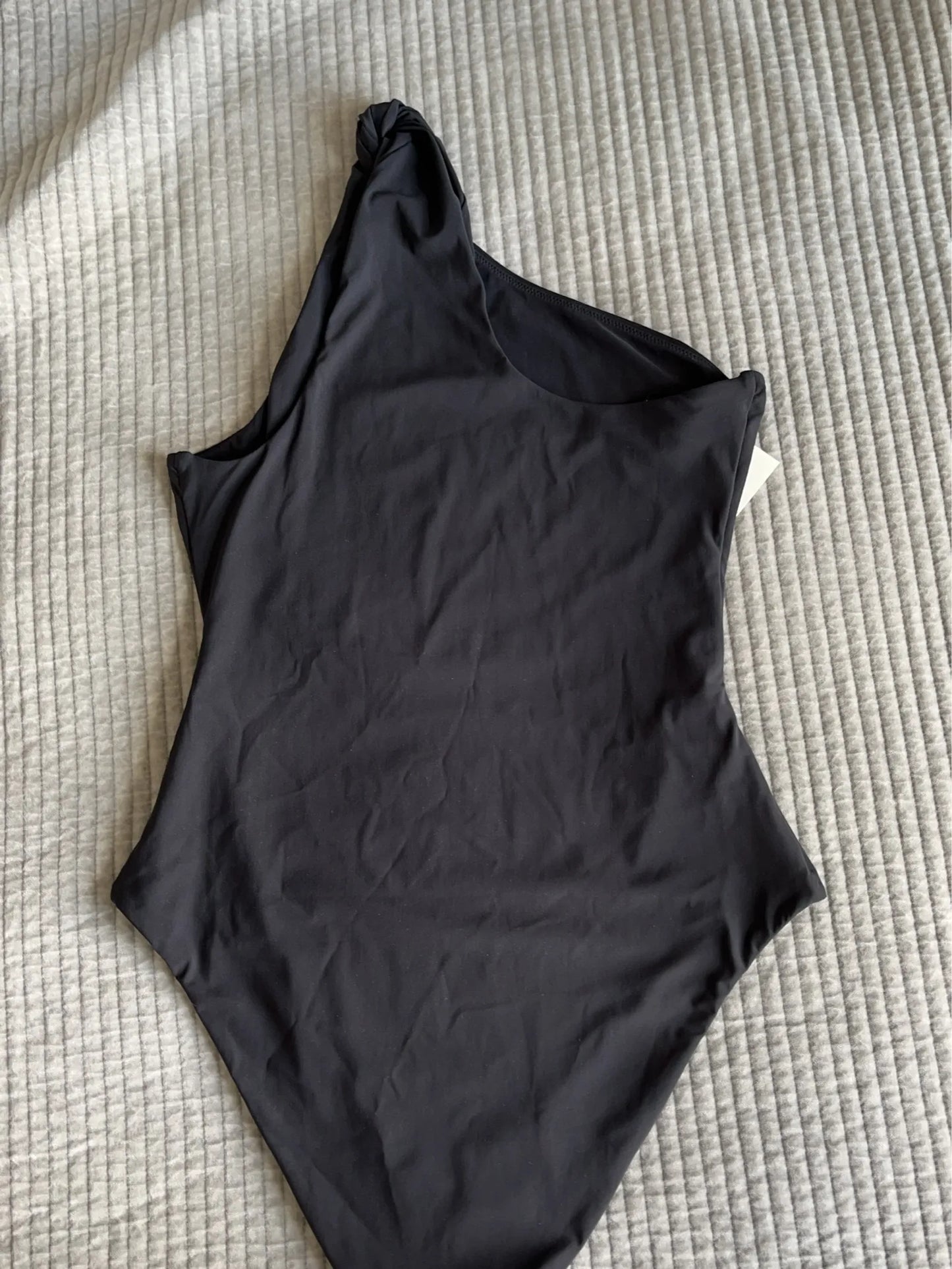 Toteme Twist Strap One Shoulder Swimsuit Swimsuit