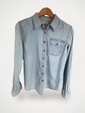 Denim-skjorta