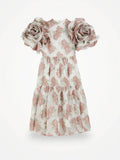 Sister Jane Lucie Short-sleeve Ruffle Midi Dress