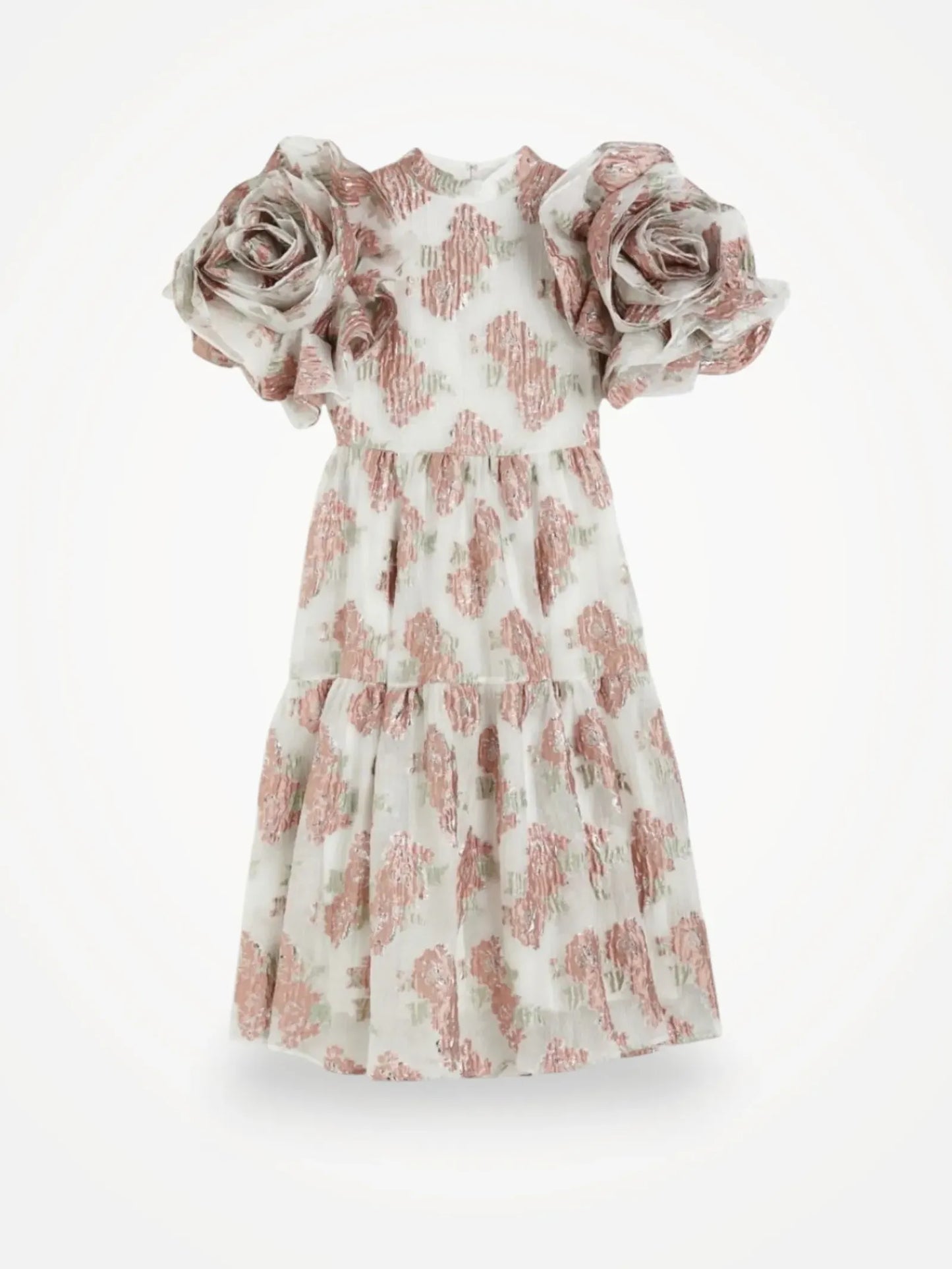 Sister Jane Lucie Short-sleeve Ruffle Midi Dress