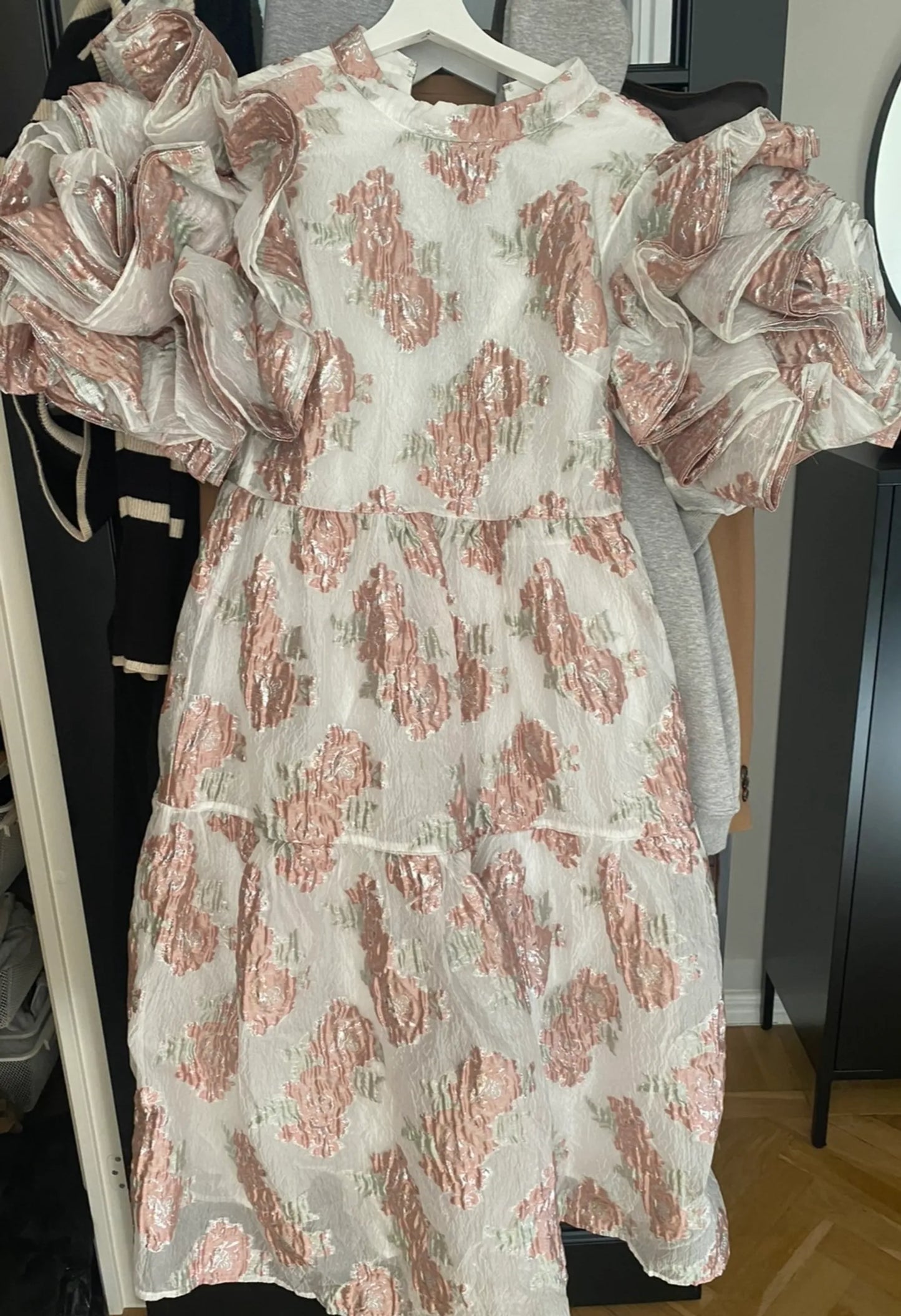 Sister Jane Lucie Short-sleeve Ruffle Midi Dress